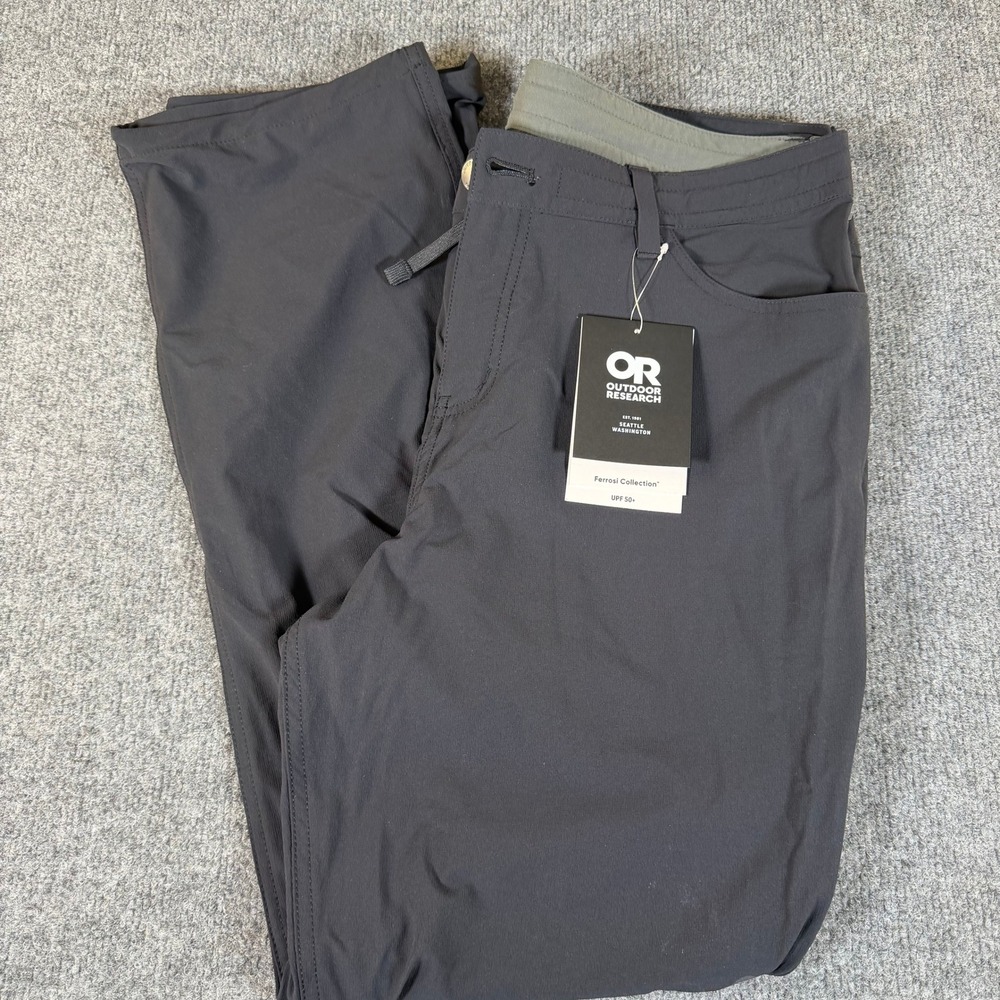 Outdoor Research Ferrosi Pants Womens 14 Black Hiking Stretch 287668 NWT